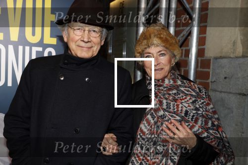 Amsterdam 19 maart 2018
Premiere Alex Klaasen in delamar theater. Alexandra Radius met man Han Ebbelaar