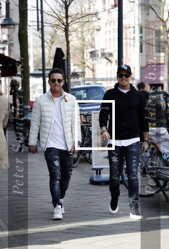 Amsterdam 14 maart 2018 
Andre Hazes jr  (met trouwring vader en ketting vader) op de cornelis schuytstraat .
Andre met zijn neef PA chauffeur en beste vriend Djarno Hofland