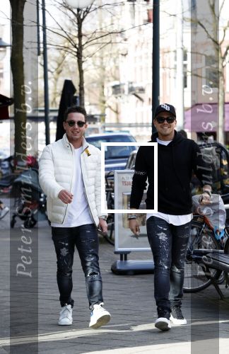 Amsterdam 14 maart 2018 
Andre Hazes jr  (met trouwring vader en ketting vader) op de cornelis schuytstraat .
Andre met zijn neef PA chauffeur en beste vriend Djarno Hofland