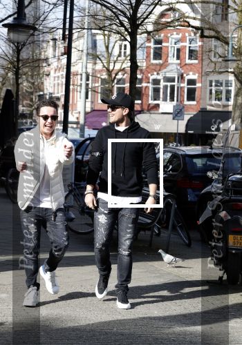 Amsterdam 14 maart 2018 
Andre Hazes jr  (met trouwring vader en ketting vader) op de cornelis schuytstraat .
Andre met zijn neef PA chauffeur en beste vriend Djarno Hofland