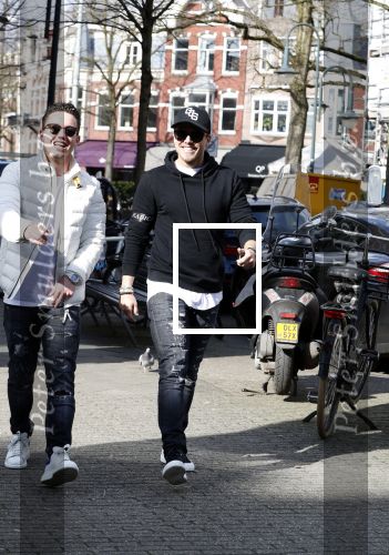 Amsterdam 14 maart 2018 
Andre Hazes jr  (met trouwring vader en ketting vader) op de cornelis schuytstraat .
Andre met zijn neef PA chauffeur en beste vriend Djarno Hofland