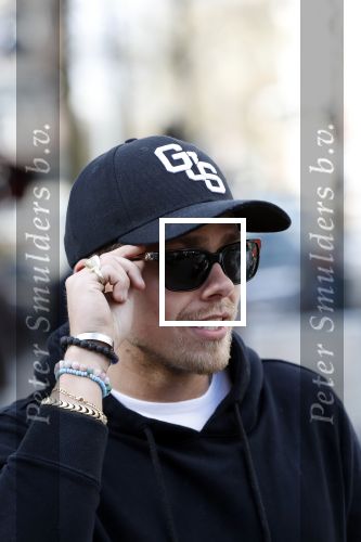 Amsterdam 14 maart 2018 
Andre Hazes jr  (met trouwring vader en ketting vader) op de cornelis schuytstraat