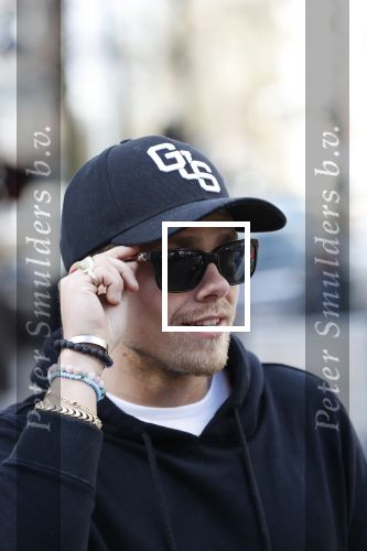 Amsterdam 14 maart 2018 
Andre Hazes jr  (met trouwring vader en ketting vader) op de cornelis schuytstraat