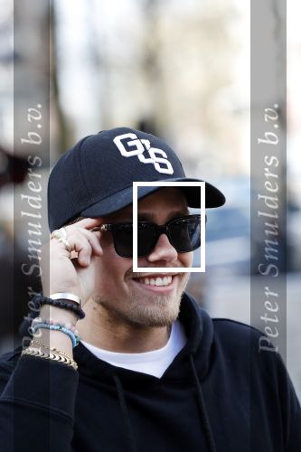 Amsterdam 14 maart 2018 
Andre Hazes jr  (met trouwring vader en ketting vader) op de cornelis schuytstraat