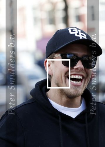 Amsterdam 14 maart 2018 
Andre Hazes jr  (met trouwring vader en ketting vader) op de cornelis schuytstraat