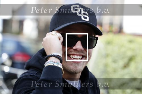 Amsterdam 14 maart 2018 
Andre Hazes jr  (met trouwring vader en ketting vader) op de cornelis schuytstraat