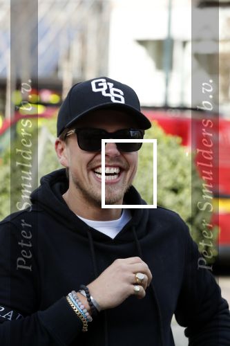 Amsterdam 14 maart 2018 
Andre Hazes jr  (met trouwring vader en ketting vader) op de cornelis schuytstraat