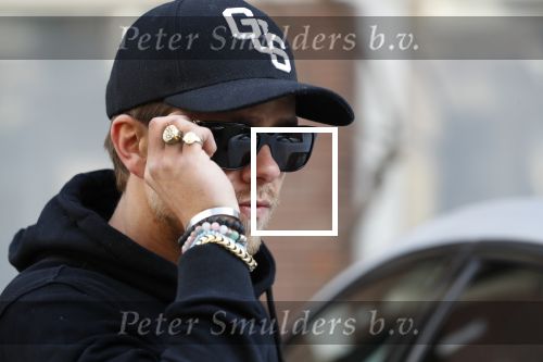 Amsterdam 14 maart 2018 
Andre Hazes jr  (met trouwring vader en ketting vader) op de cornelis schuytstraat