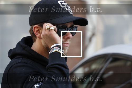 Amsterdam 14 maart 2018 
Andre Hazes jr  (met trouwring vader en ketting vader) op de cornelis schuytstraat
