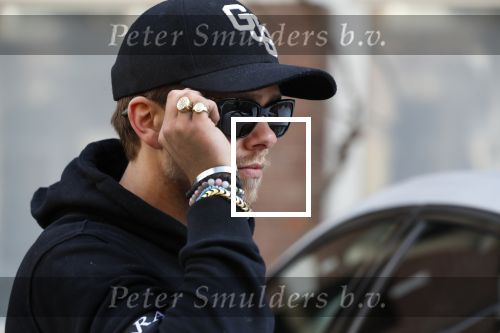 Amsterdam 14 maart 2018 
Andre Hazes jr  (met trouwring vader en ketting vader) op de cornelis schuytstraat