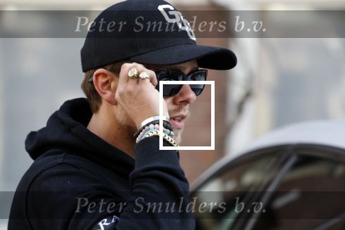 Amsterdam 14 maart 2018 
Andre Hazes jr  (met trouwring vader en ketting vader) op de cornelis schuytstraat