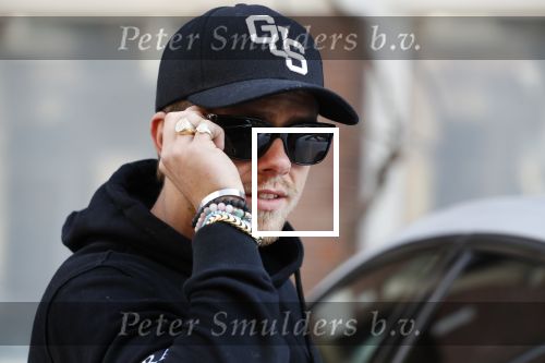 Amsterdam 14 maart 2018 
Andre Hazes jr  (met trouwring vader en ketting vader) op de cornelis schuytstraat