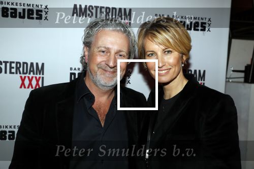 Amsterdam 20 maart 2018
Presentatie magazine Amsterdam XXXL van Mark Teurlings bij de Bajes. Anouk Smulders met stylist Manon de Boer