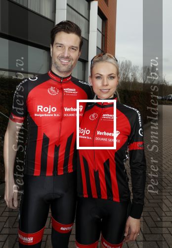 Ridderkerk 30 maart 2018
Presentatie sterren fiets team bij motel v d Valk Ridderkerk. Bas Muijs met vriendin