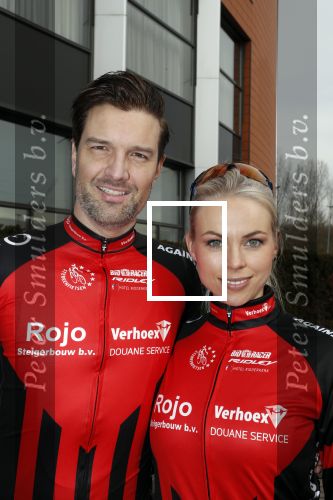 Ridderkerk 30 maart 2018
Presentatie sterren fiets team bij motel v d Valk Ridderkerk. Bas Muijs met vriendin