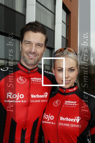 Ridderkerk 30 maart 2018
Presentatie sterren fiets team bij motel v d Valk Ridderkerk. Bas Muijs met vriendin