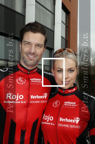 Ridderkerk 30 maart 2018
Presentatie sterren fiets team bij motel v d Valk Ridderkerk. Bas Muijs met vriendin