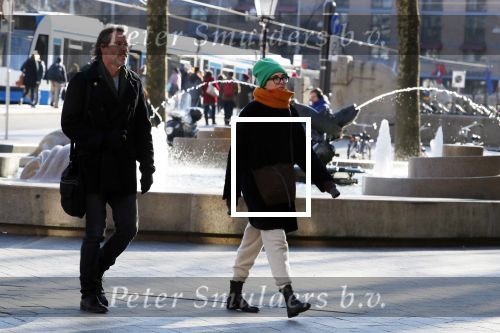 Amsterdam 19 maart 2018
Carice v Houten met haar vriend Guy Pierce op straat in Amsterdam