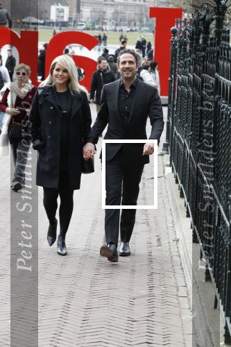 Amsterdam 21 maart 2018 
1 jarig bestaan van het blad van Chantal janzen C. Chantal ( zwanger)  kwam met haar man Marco Geeratz