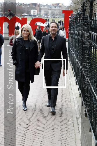 Amsterdam 21 maart 2018 
1 jarig bestaan van het blad van Chantal janzen C. Chantal ( zwanger)  kwam met haar man Marco Geeratz