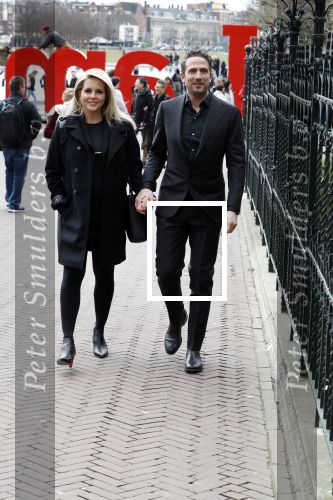 Amsterdam 21 maart 2018 
1 jarig bestaan van het blad van Chantal janzen C. Chantal ( zwanger)  kwam met haar man Marco Geeratz