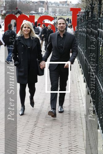Amsterdam 21 maart 2018 
1 jarig bestaan van het blad van Chantal janzen C. Chantal ( zwanger)  kwam met haar man Marco Geeratz