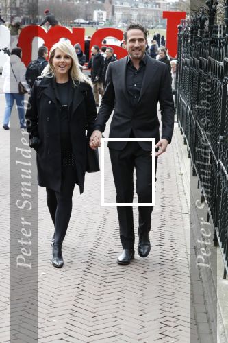 Amsterdam 21 maart 2018 
1 jarig bestaan van het blad van Chantal janzen C. Chantal ( zwanger)  kwam met haar man Marco Geeratz