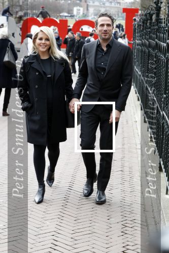Amsterdam 21 maart 2018 
1 jarig bestaan van het blad van Chantal janzen C. Chantal ( zwanger)  kwam met haar man Marco Geeratz