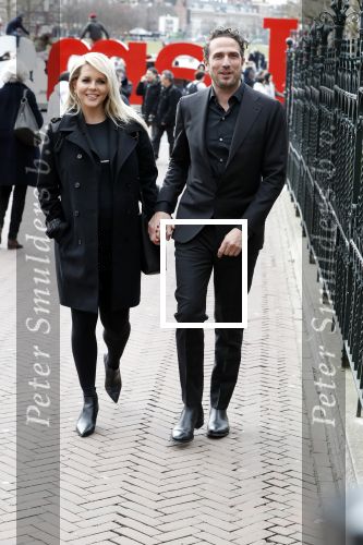 Amsterdam 21 maart 2018 
1 jarig bestaan van het blad van Chantal janzen C. Chantal ( zwanger)  kwam met haar man Marco Geeratz