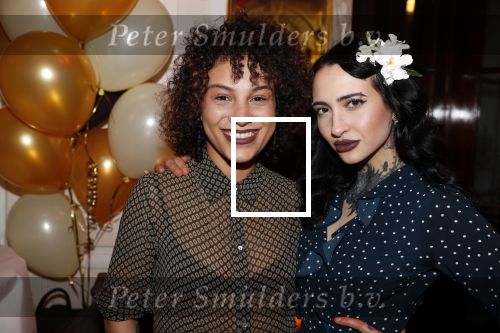 Amsterdam 4 april 2018
Feestje magnum ijs in het Amstel Hotel. Christina Curry met vriendin