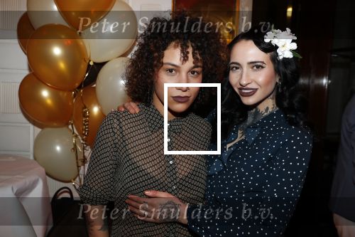 Amsterdam 4 april 2018
Feestje magnum ijs in het Amstel Hotel. Christina Curry met vriendin