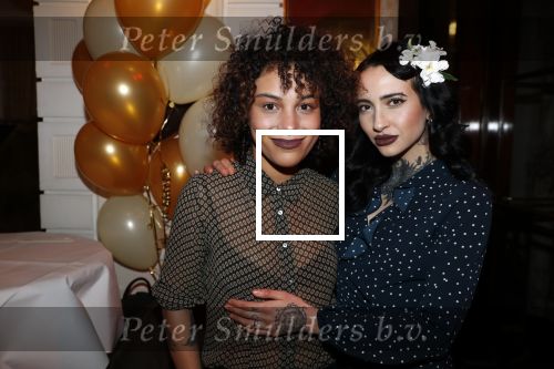 Amsterdam 4 april 2018
Feestje magnum ijs in het Amstel Hotel. Christina Curry met vriendin