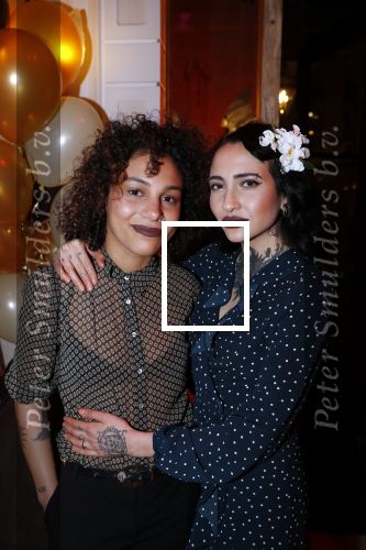 Amsterdam 4 april 2018
Feestje magnum ijs in het Amstel Hotel. Christina Curry met vriendin