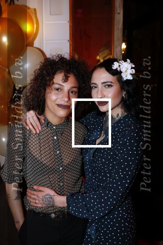Amsterdam 4 april 2018
Feestje magnum ijs in het Amstel Hotel. Christina Curry met vriendin