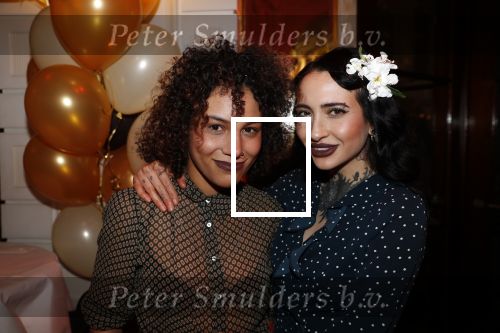 Amsterdam 4 april 2018
Feestje magnum ijs in het Amstel Hotel. Christina Curry met vriendin