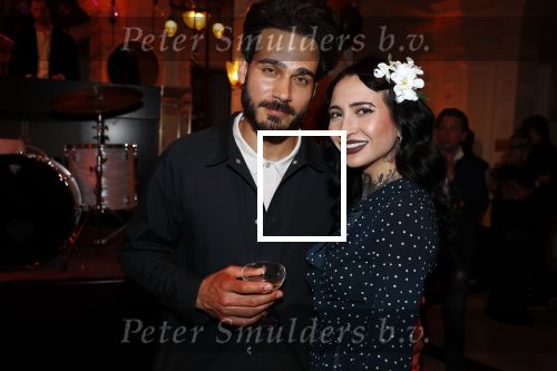 Amsterdam 4 april 2018
Feestje magnum ijs in het Amstel Hotel. Christina Curry met Kai Nambiar
