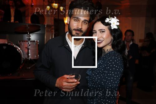 Amsterdam 4 april 2018
Feestje magnum ijs in het Amstel Hotel. Christina Curry met Kai Nambiar