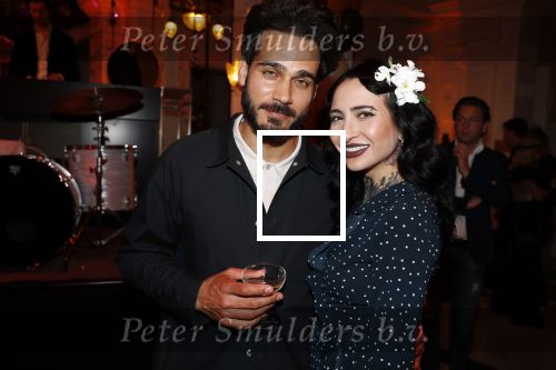 Amsterdam 4 april 2018
Feestje magnum ijs in het Amstel Hotel. Christina Curry met Kai Nambiar