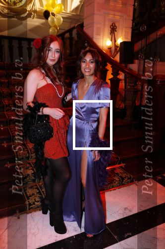 Amsterdam 4 april 2018
Feestje magnum ijs in het Amstel Hotel. Demi Wilkes met een vriendin