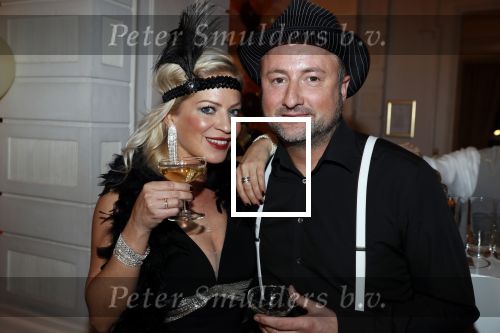 Amsterdam 4 april 2018
Feestje magnum ijs in het Amstel Hotel. Dennis Weening met vrouw