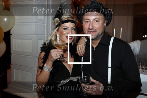 Amsterdam 4 april 2018
Feestje magnum ijs in het Amstel Hotel. Dennis Weening met vrouw