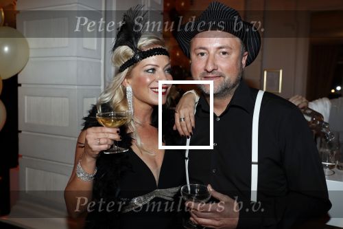 Amsterdam 4 april 2018
Feestje magnum ijs in het Amstel Hotel. Dennis Weening met vrouw