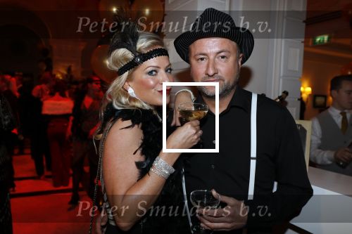 Amsterdam 4 april 2018
Feestje magnum ijs in het Amstel Hotel. Dennis Weening met vrouw