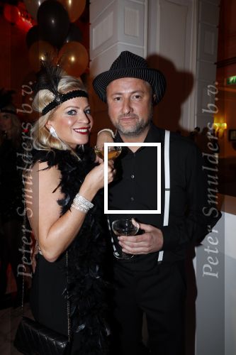 Amsterdam 4 april 2018
Feestje magnum ijs in het Amstel Hotel. Dennis Weening met vrouw