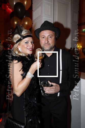 Amsterdam 4 april 2018
Feestje magnum ijs in het Amstel Hotel. Dennis Weening met vrouw