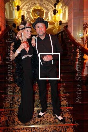 Amsterdam 4 april 2018
Feestje magnum ijs in het Amstel Hotel. Dennis Weening met vrouw