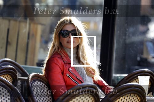 Amsterdam 20 maart 2018 
Estelle Cruijff op terras in Amsterdam zuid