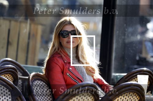 Amsterdam 20 maart 2018 
Estelle Cruijff op terras in Amsterdam zuid