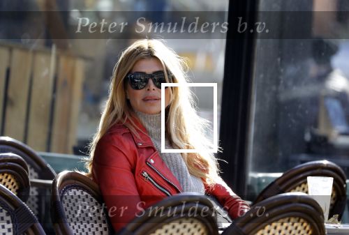 Amsterdam 20 maart 2018 
Estelle Cruijff op terras in Amsterdam zuid