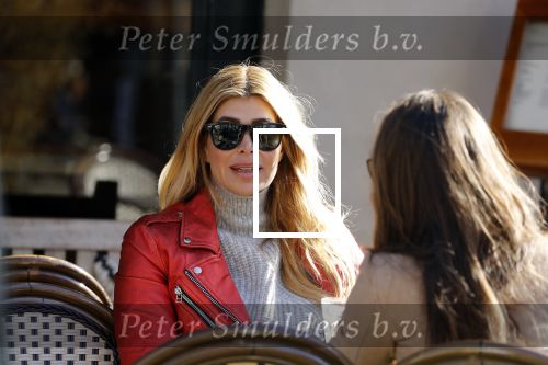 Amsterdam 20 maart 2018 
Estelle Cruijff op terras in Amsterdam zuid